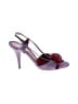 Moschino 100% Suede Purple Sandals Size EU 37 1/2 - photo 1