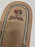 Palms Silver Flip Flops Size 10 - photo 3