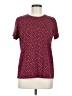 Lands' End 100% Baumwolle Hearts Red Short Sleeve Top Size M - photo 1