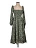 o.p.t 100% Polyester Green Casual Dress Size S - photo 1