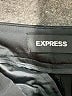 Express 100% Polyester Solid Black Dress Pants Size 2 - photo 7