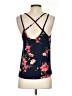 Papermoon Blue Sleeveless Blouse Size S - photo 2