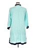 Escapada Chevron-herringbone Teal Casual Dress Size XL - photo 2