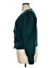 Express Teal Long Sleeve Blouse Size XL - photo 5