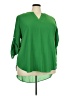 C established 1946 100% Polyester Green 3/4 Sleeve Blouse Size 22 - photo 1