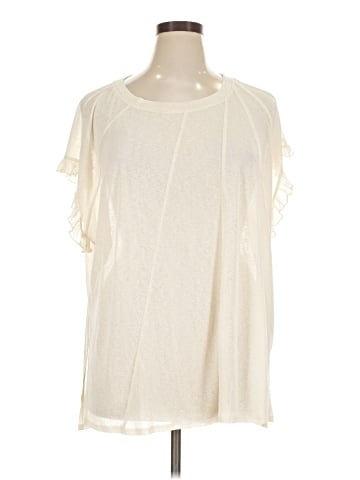 By Anthropologie Short Sleeve Blouse (view 1)
