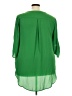 C established 1946 100% Polyester Green 3/4 Sleeve Blouse Size 22 - photo 2