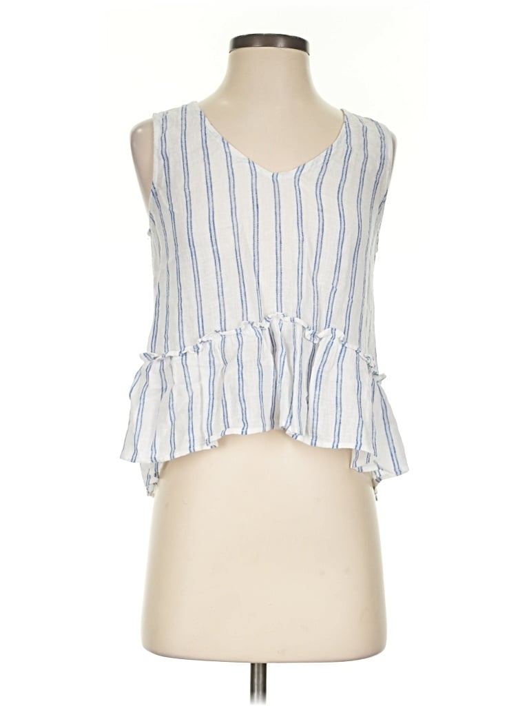 Pre-owned Rails Sleeveless Blouse In Blue
