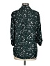 Iz Byer 100% Polyester Print Green 3/4 Sleeve Blouse Size M - photo 2