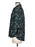 Iz Byer 100% Polyester Print Green 3/4 Sleeve Blouse Size M - photo 5