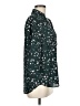 Iz Byer 100% Polyester Print Green 3/4 Sleeve Blouse Size M - photo 4