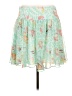 Gap 100% Polyester Tropical Green Casual Skirt Size 12 - photo 2