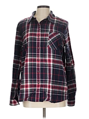 Natural Reflections Long Sleeve Button-Down Shirt (view 1)