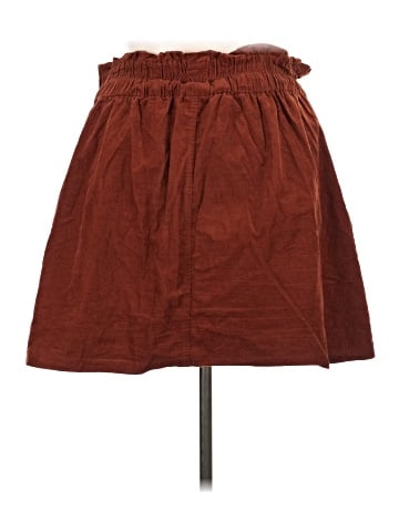 Madewell Plus Baby Corduroy Paperbag Button-Front Mini Skirt (view 2)
