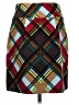Etcetera Argyle Brown Casual Skirt Size 2 - photo 2