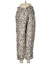 J.Crew Animal Print Ivory Linen Pants Size 8 - photo 2