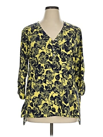 Chaus 3/4 Sleeve Blouse (view 1)