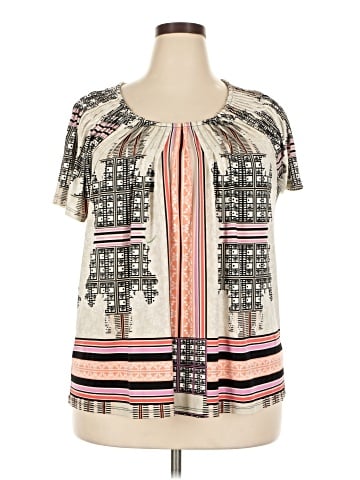 Style&Co Short Sleeve Blouse (view 1)