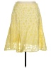 Max Studio Polka Dots Yellow Casual Skirt Size 14 - photo 1