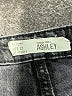 Topshop Hearts Black Denim Shorts Size 12 - photo 3