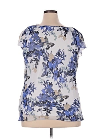 Roz & Ali Short Sleeve Blouse (view 2)