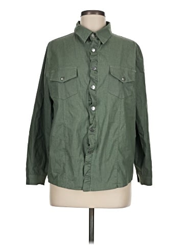 Unbranded Long Sleeve Button-Down Shirt (view 1)