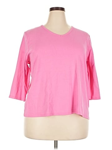 Style&Co 3/4 Sleeve T-Shirt (view 1)