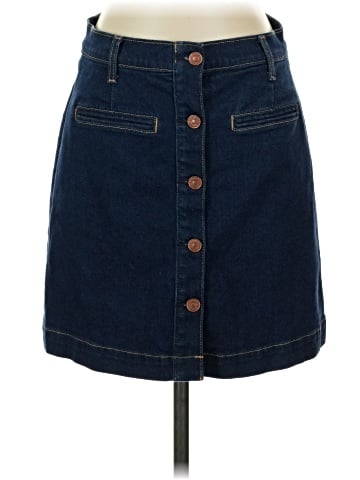 7 For All Mankind Denim Skirt (view 1)