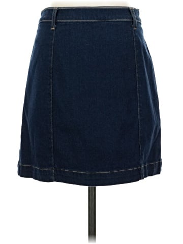 7 For All Mankind Denim Skirt (view 2)