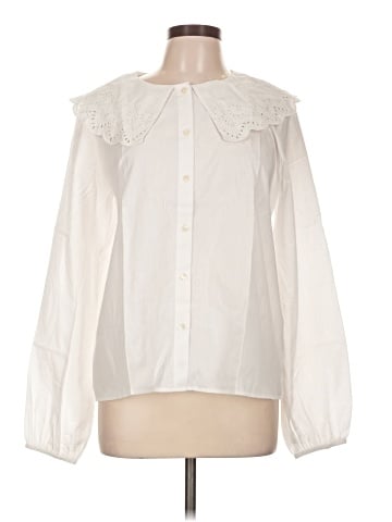 Ann Taylor Long Sleeve Blouse (view 1)