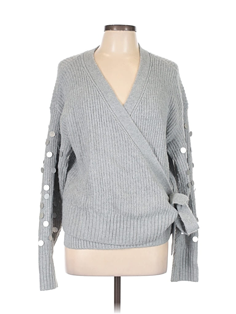Pre-owned Worthington Pullover Sweater In Gray