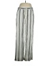 Rewind Stripes Silver Linen Pants Size XL - photo 1