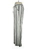 Rewind Stripes Silver Linen Pants Size XL - photo 5