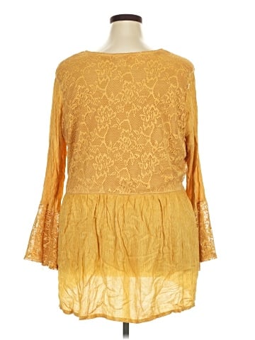 Indigo Thread Co. 3/4 Sleeve Blouse (view 2)
