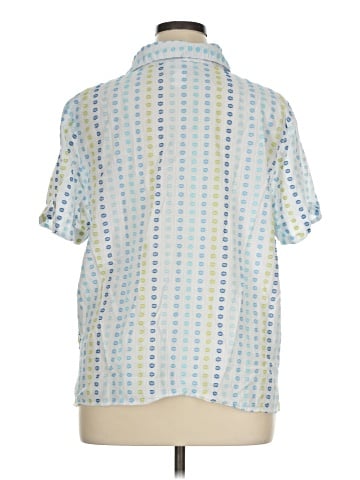 Alfred Dunner Short Sleeve Button-Down Shirt (view 2)