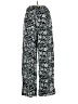 Blue Rain 100% Rayon Floral Black Casual Pants Size S - photo 2
