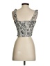 Paper Crane 100% Rayon Silver Tank Top Size S - photo 2