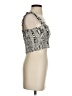 Paper Crane 100% Rayon Silver Tank Top Size S - photo 4