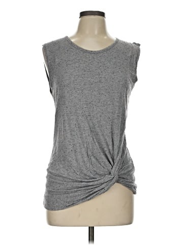 Madewell Speckled Twist Tunic Tank Top (view 1)