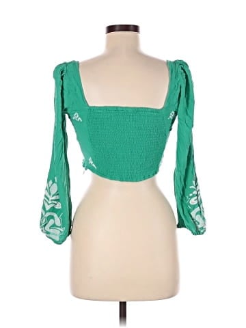 En Creme 3/4 Sleeve Top (view 2)