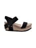 Crown Vintage Black Wedges Size 8 1/2 - photo 1