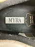 Myra 100% Leather Silver Sneakers Size 8 - photo 3