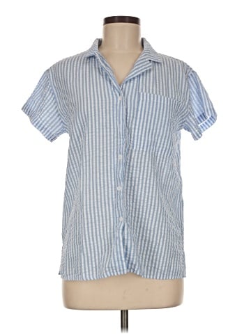 Unbranded Short Sleeve Button-Down Shirt (view 1)