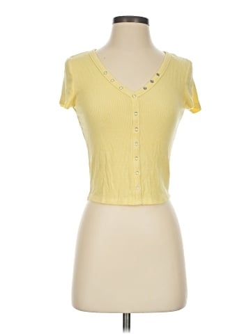 Hippie Rose Short Sleeve Henley (view 1)
