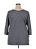 Catherines Gray 3/4 Sleeve Top Size 2X - photo 2