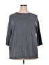 Catherines Gray 3/4 Sleeve Top Size 2X - photo 1
