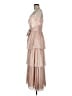Shoshanna 100% Polyester Tan Cocktail Dress Size 6 - photo 5