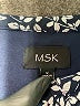 MSK 100% Polyester Blue Casual Dress Size 12 - photo 7