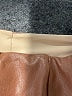 Commando Brown Faux Leather Skirt Size M - photo 4