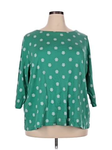 Croft & Barrow 3/4 Sleeve T-Shirt (view 1)